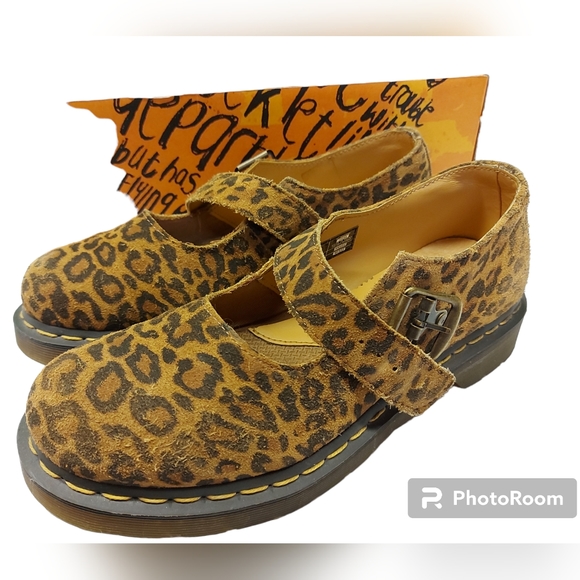 Dr. Martens Shoes - Dr. Martens Leopard Print Mary Janes